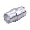 Aluminum Radiator Hose Fitting 1-1/4 Inch Hose Barb with Threaded Side Port for Cooling Line Service and Repair