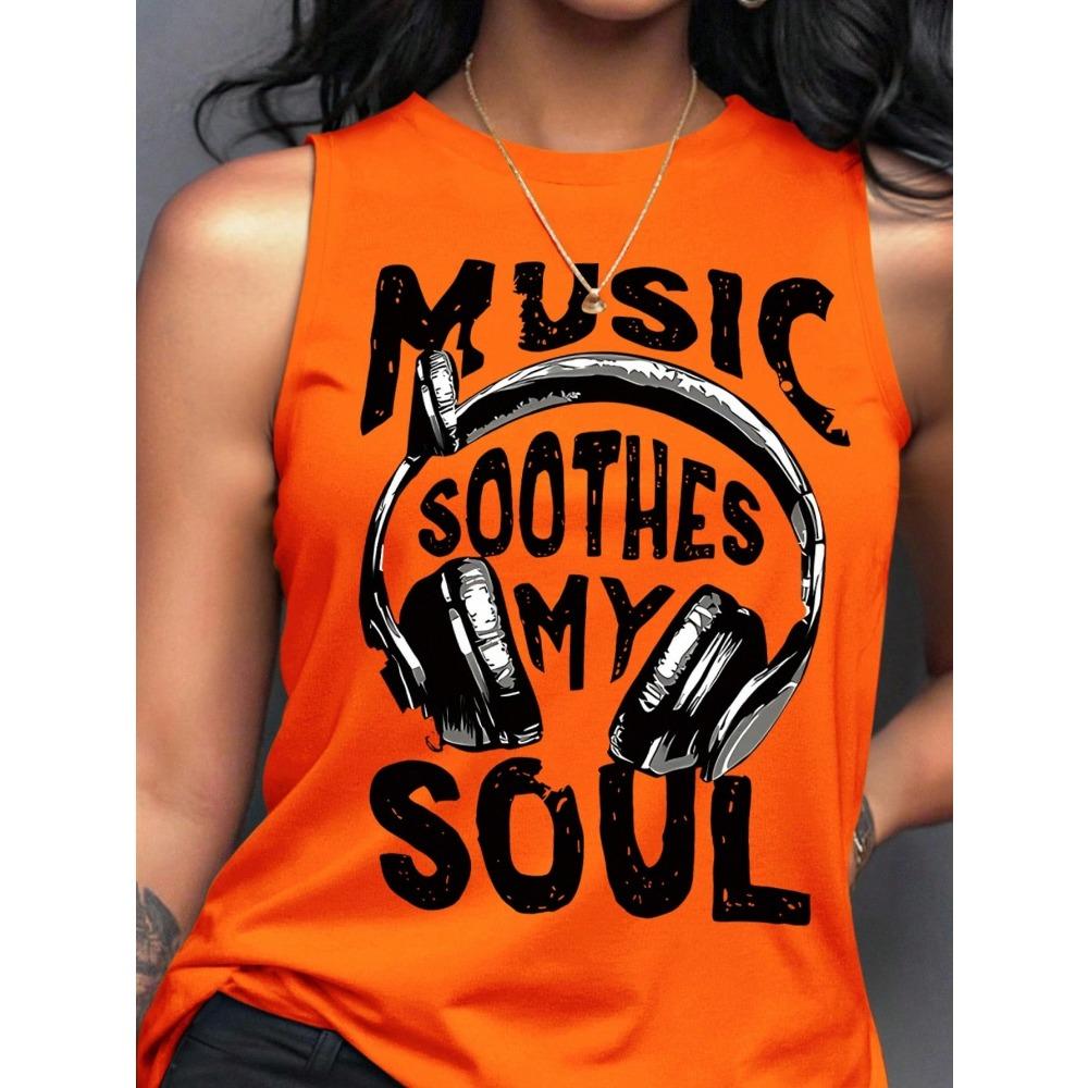 European and American Fashion Versatile Printed Women's Vest
