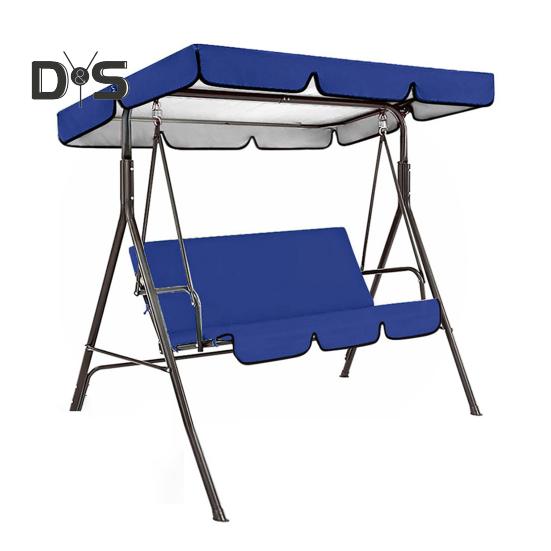 Baldachin de înlocuire pentru leagăn, rezistent la apă, anti-UV, 2-3 locuri, capac superior pentru leagăn, pentru grădină, verandă, terasa, leagăn, umbrire pentru soare