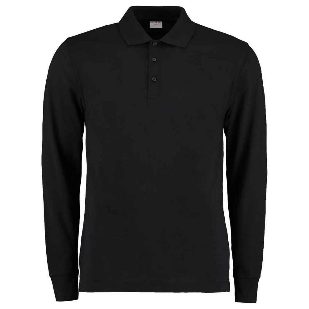 Kustom Kit Mens Pique Long-Sleeved Polo Shirt