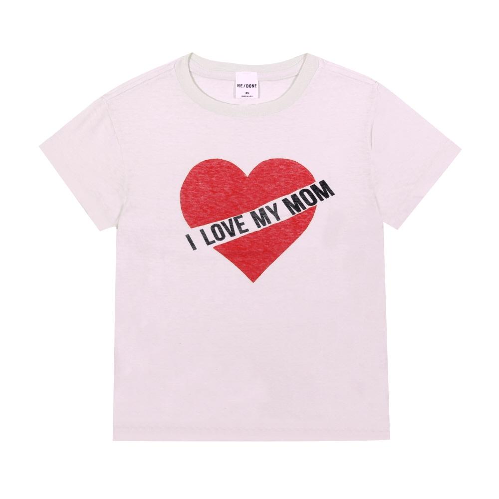 Leedon 024 02wcgt099 ClaSSIc I Love My Mom Women S Short Sleeve Tee