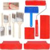 11pcs Wood Graining Tool Set,Wood Grain Tool 7" Faux Wood Grain Roller Wood Grain Painting Tool,for Wall Room Decoration
