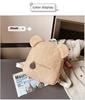 Bear Plush Teddy Kids Backpack Breathable Desig Straps For Preschool Daily Use