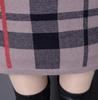 CARLIE KLOSS Sexy Knit High Long Mini Bodycon Size L Women's Korean-Style Dress, Neck, Sleeves, Dress, Dress, Brown,