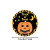 Label Gift Packaging Pumpkin Labels Stickers Halloween Sticker Paper Seal Labels Candy Bags Sticker