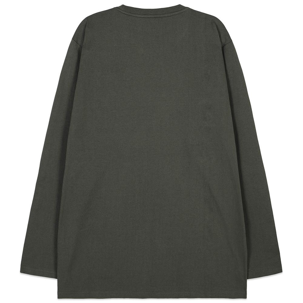 ASTRAL PROJECTION Big A Oversized Long Sleeve T-Shirt_Khaki