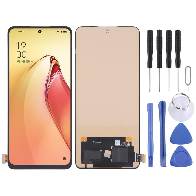 TFT Материал OEM ЖК-экран с дигитайзером Полная сборка For OPPO Reno8 Pro 5G