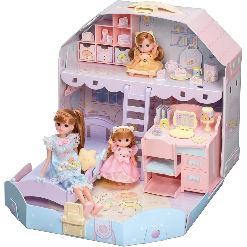 TAKARA TOMY (TAKARA TOMY) “Licca-chan Sumikko Gurashi Daisuki Licca-chan Room” dress-up doll, pla...