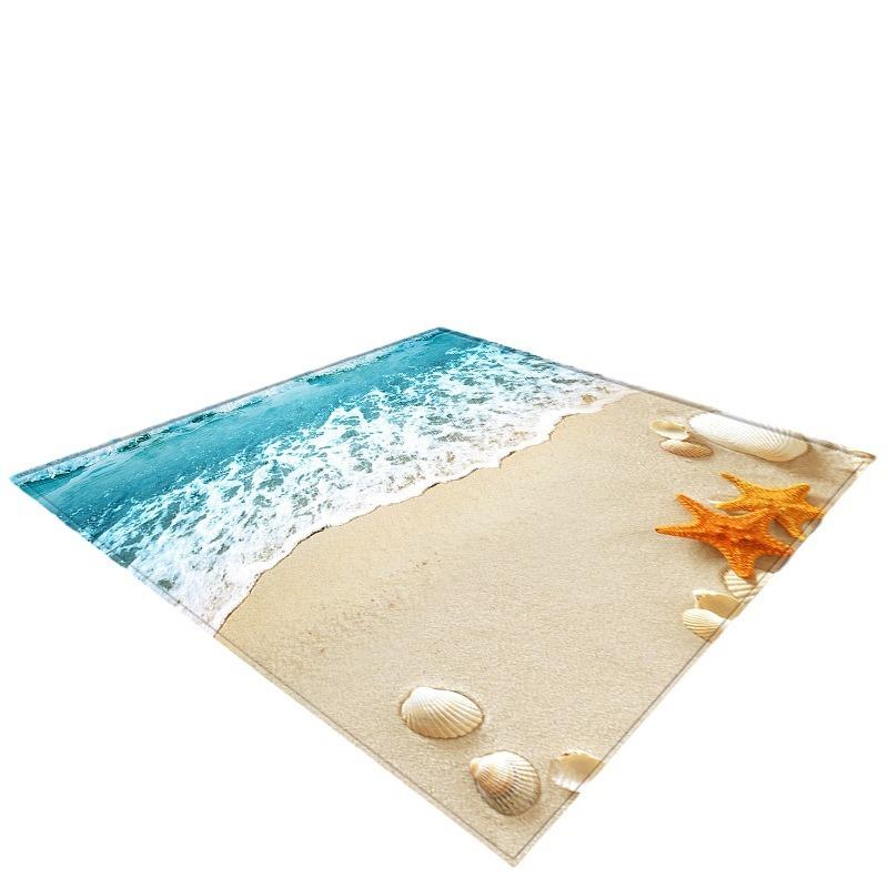 Living Room Bedroom 3D Three-Dimensional Network Carpet Floor Mat
