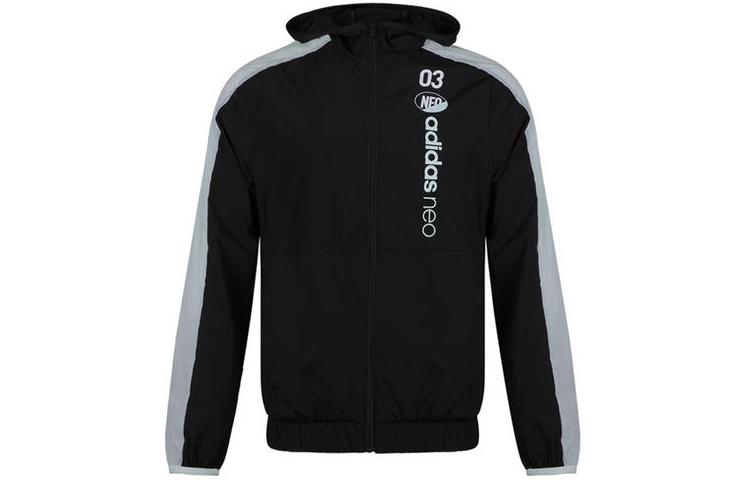 Adidas Neo Jackets Men s Black Hooded Moderate Other GK1515 M