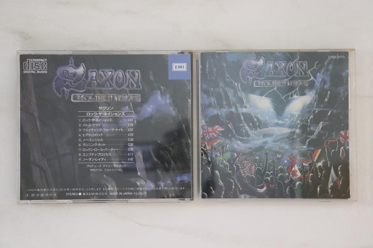 

CD SAXON - Rock The Nations CP325170 EMI 1986 Japan Rock Used