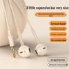 Fourth Gen High-Quality Wired Earphones with Type-C/3.5mm for KTV, Calls, Sleep, and Gaming