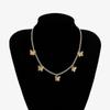 Mehrschichtige Halskette mit Schmetterlingsanhänger für Frauen, Vintage-Charme, Schmetterlinge, goldener Halsreif, Mode, exquisiter klassischer Schmuck, Geschenk