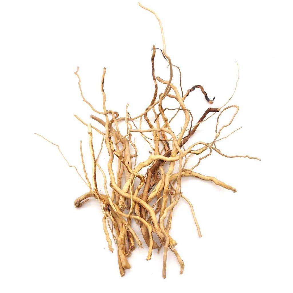 [AiO JAPAN] Aquarium Treibholz - Ver. 4 - Natürliche Wurzelholz-Wurzeln, 50g Bündel, Ultra-dünne Wurzeln, Anpassbare Form, 15-30cm