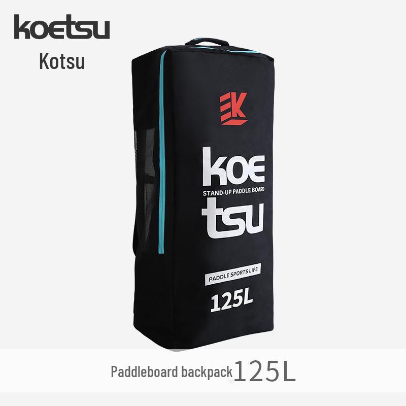 KOETSU 125L Paddleboard Backpack: Large Capacity Inflatable SUP Carry Bag with Double Shoulder Straps