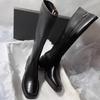 Fashion 2025 New Vintage Thick Heel Women Knee High Boots Fashion Side Zippers Shoes Autumn Winter Ladies Concise Long Botas De Mujer