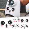 1 Sheet Helmet Electric Car Smiling Face Decals Chiikawa Emoticon Sticker Air Conditioner Diy Decorative Stickers