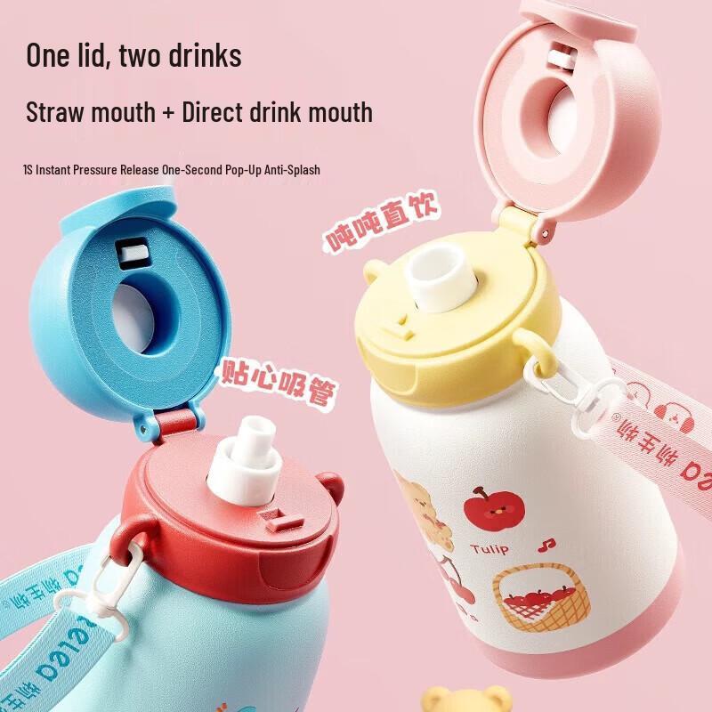 RELEA Fingerprint Kids Thermos Bottle
