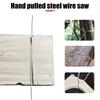 4 Ply Braided Steel Wire Handsaw Manual Operation Cutting Tool For Wood Metal Plastic Outdoor Home Improvement Projects