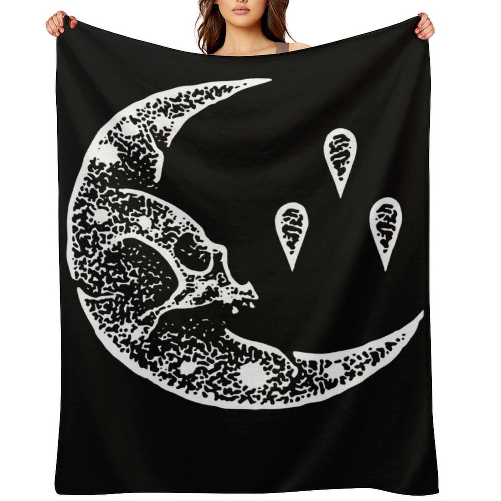 

Currents Band Merch Currents Moon Emblem Throw Blanket Soft Plaid heavy to sleep Luxury Throw wednesday Blankets 30x40in