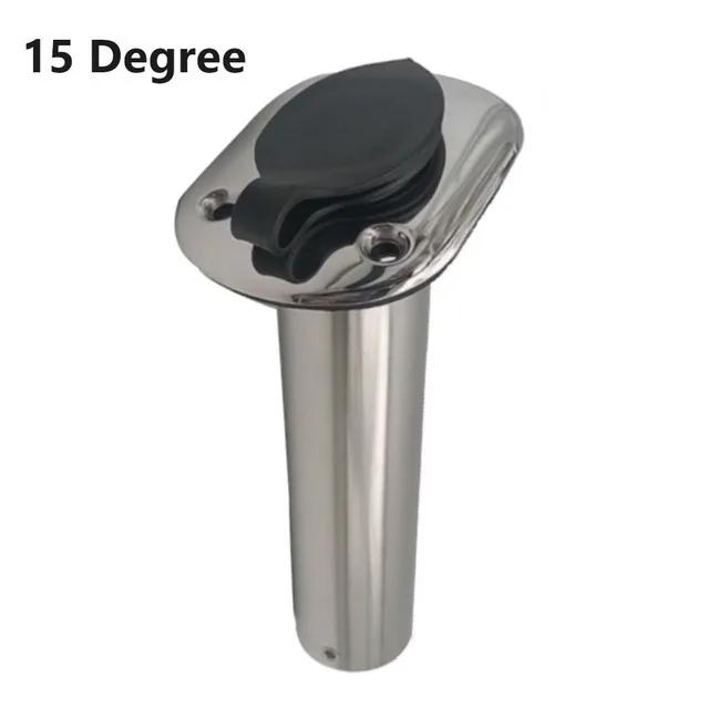 1X 15 / 30 / 90 Degree Stainless Steel Flush Mount Fishing Rod Holder Boat Rod Holders For Marine Boat Yacht Accessories