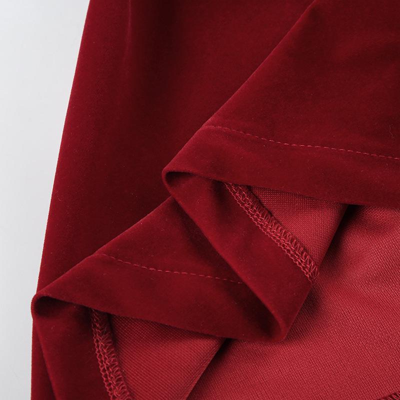 Women's Red A-line Dress: French Heiress Style, Bow Backless, Spaghetti Straps, Waist-Cinching, Fluffy Skirt