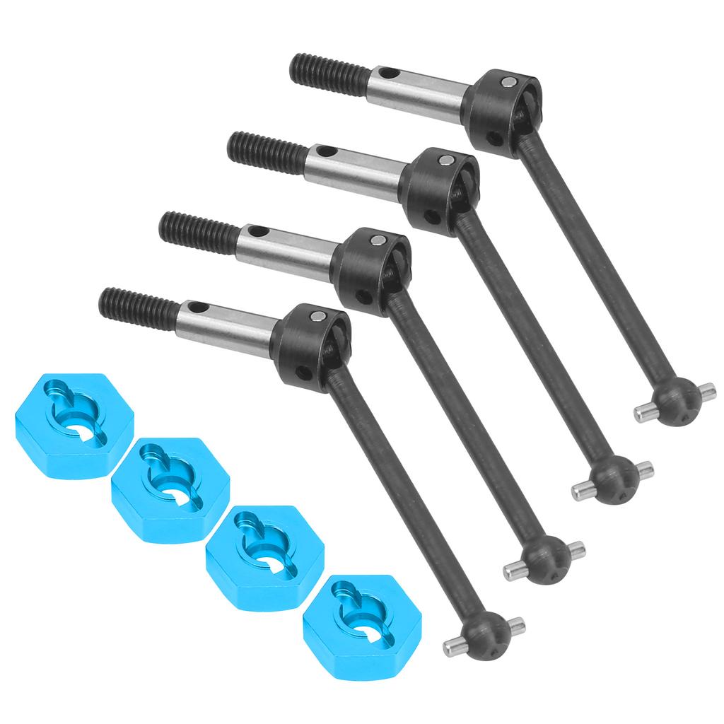 CVD Metal Drive Shaft Transmission Axle with Adapter for Sakura D3 XIS S TB03 TB03D TB03RBlue