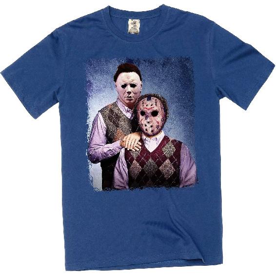 Jason and Michael Halloween Step Brothers Movie T-Shirt, Michael Myers Halloween T-Shirt
