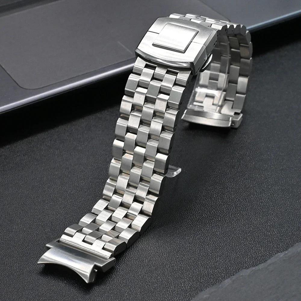 Stainless Steel No Gaps Band for Samsung Galaxy Watch 7 44mm 40mm 6 4 Classic 42 46mm 43 47mm 5 pro 45mm FE Curved End Bracelet
