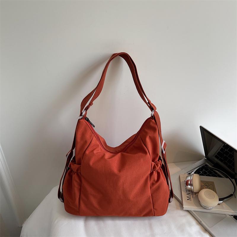 Nylon Lightweight Shoulder Bag Women's Commuter Multi-function Crossbody Bag