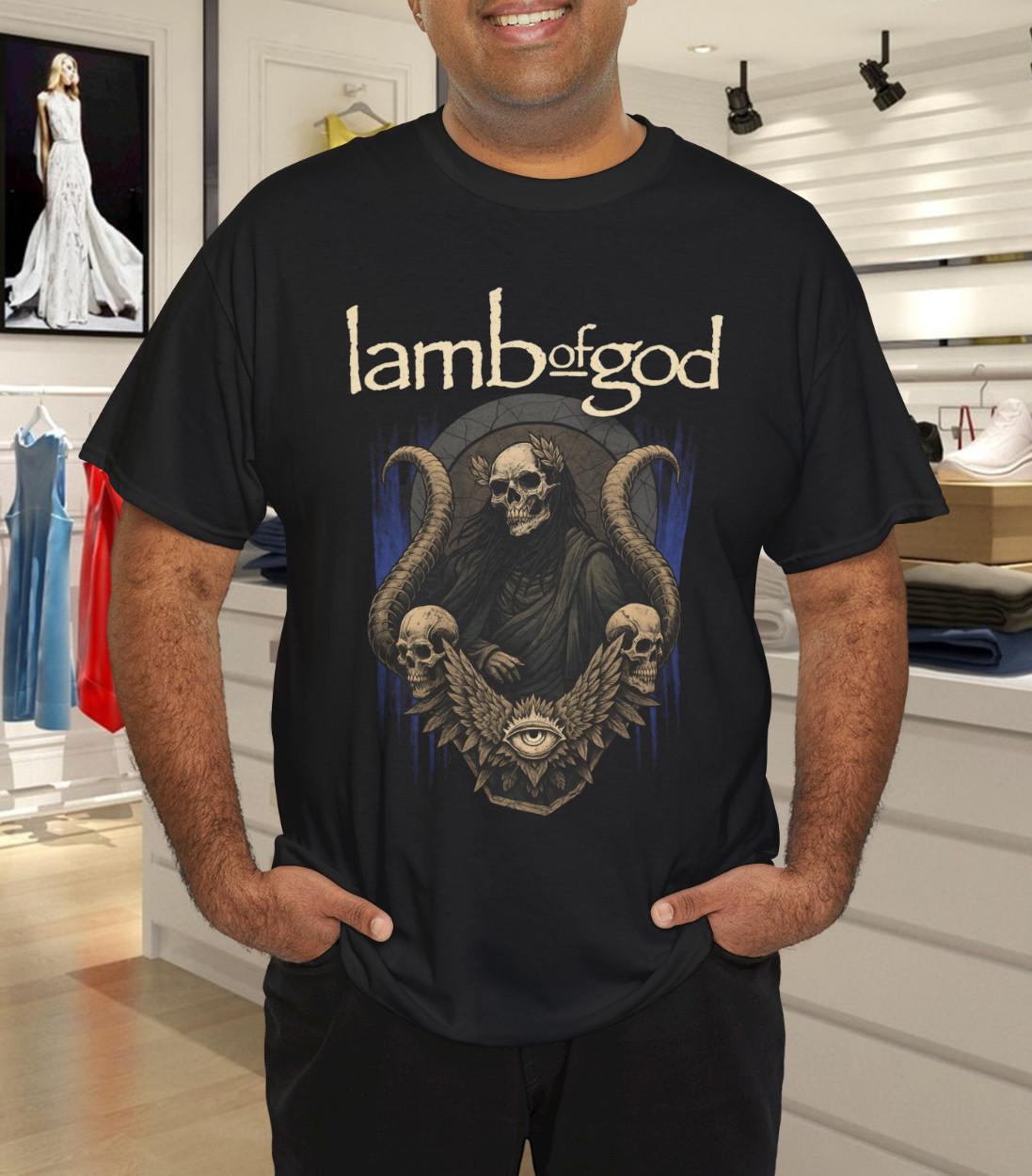 Lamb of God Tour T-Shirt Mens Womens Tees Top S