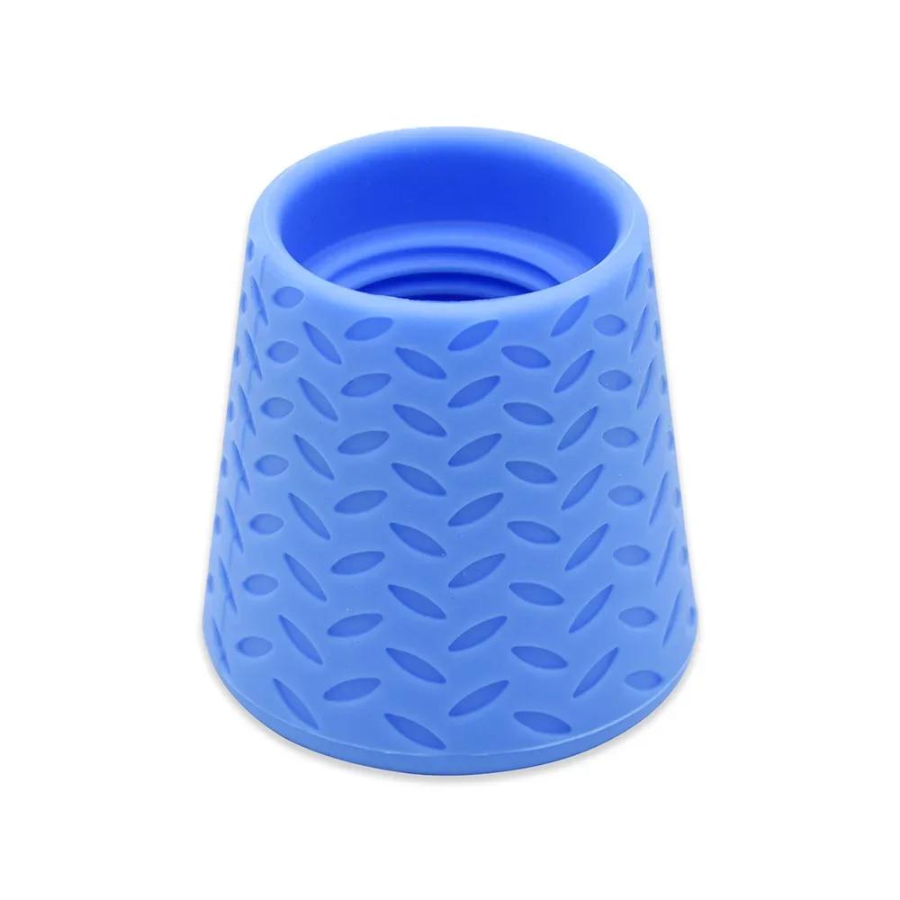 

Портативні насадки для душу для собак на відкритому повітрі Розпилювачі для ванн для домашніх тварин Спрей силіконовий аксесуар для собак Коти Походи Подорожі Пляж і кемпінг синій