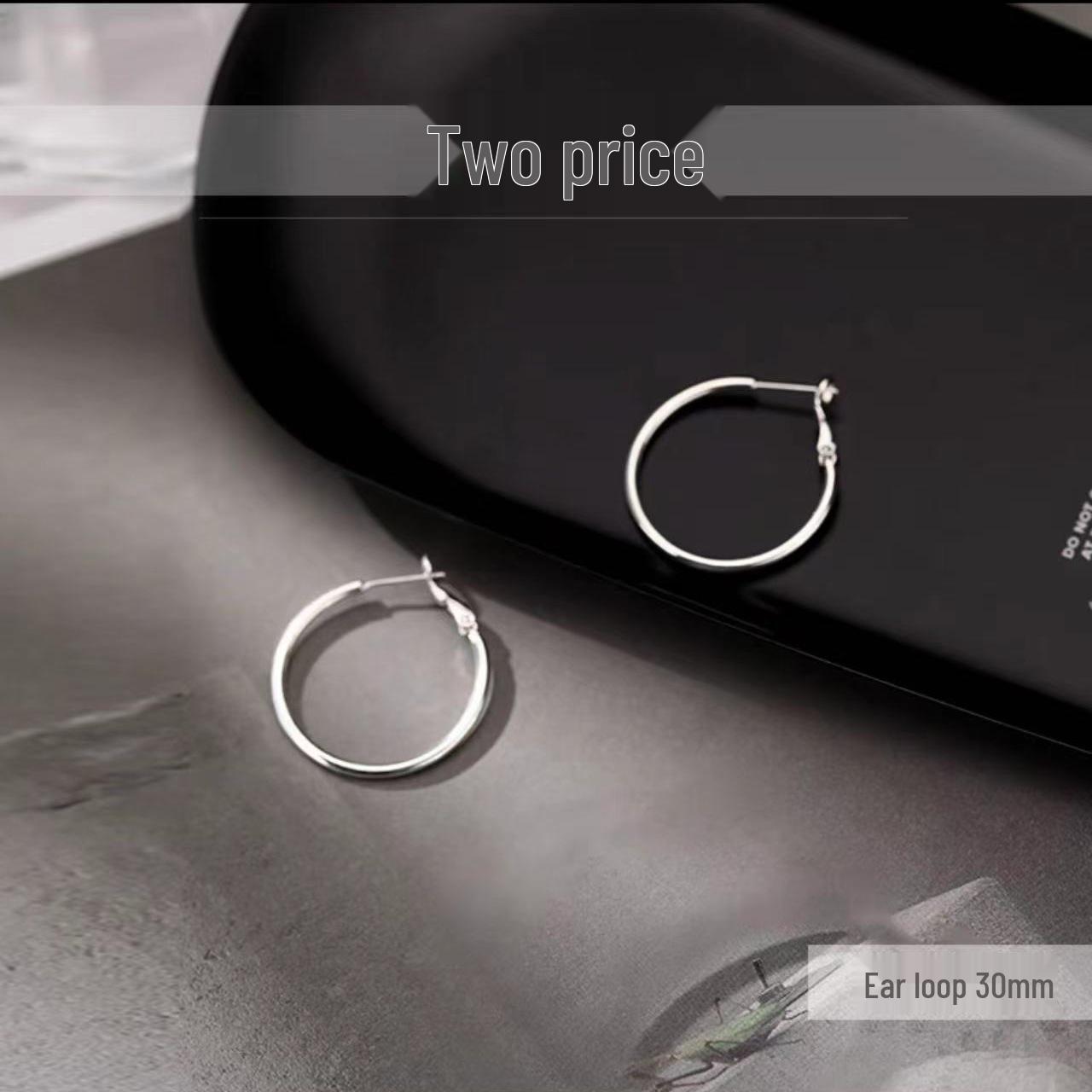 

2023 Высококачественные серьги-кольца из стерлингового серебра 925 пробы для женщин - Новый летний стиль