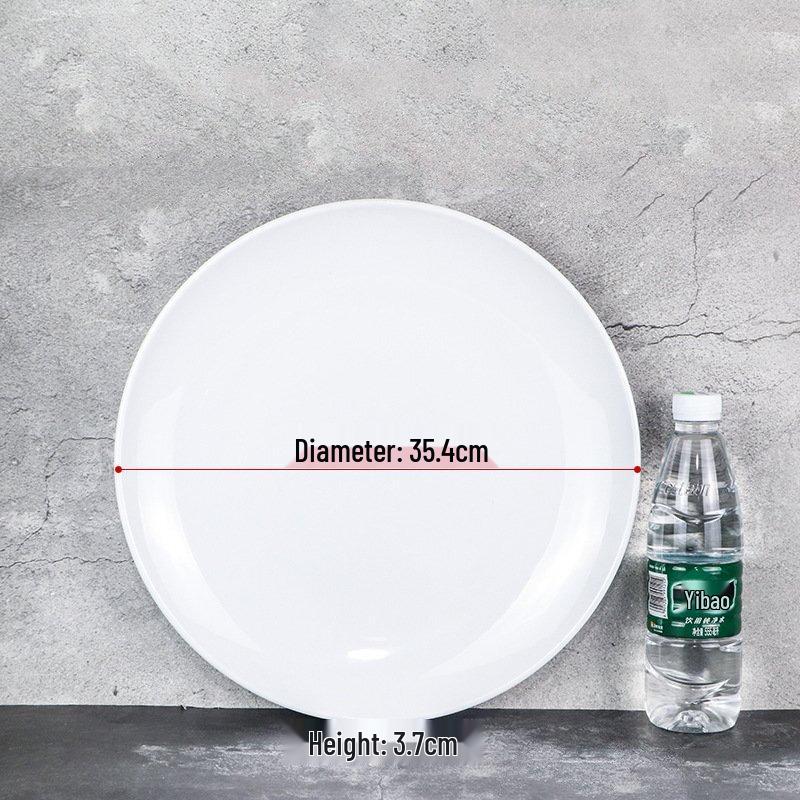 Abay White Rectangular Plastic Bone Dish