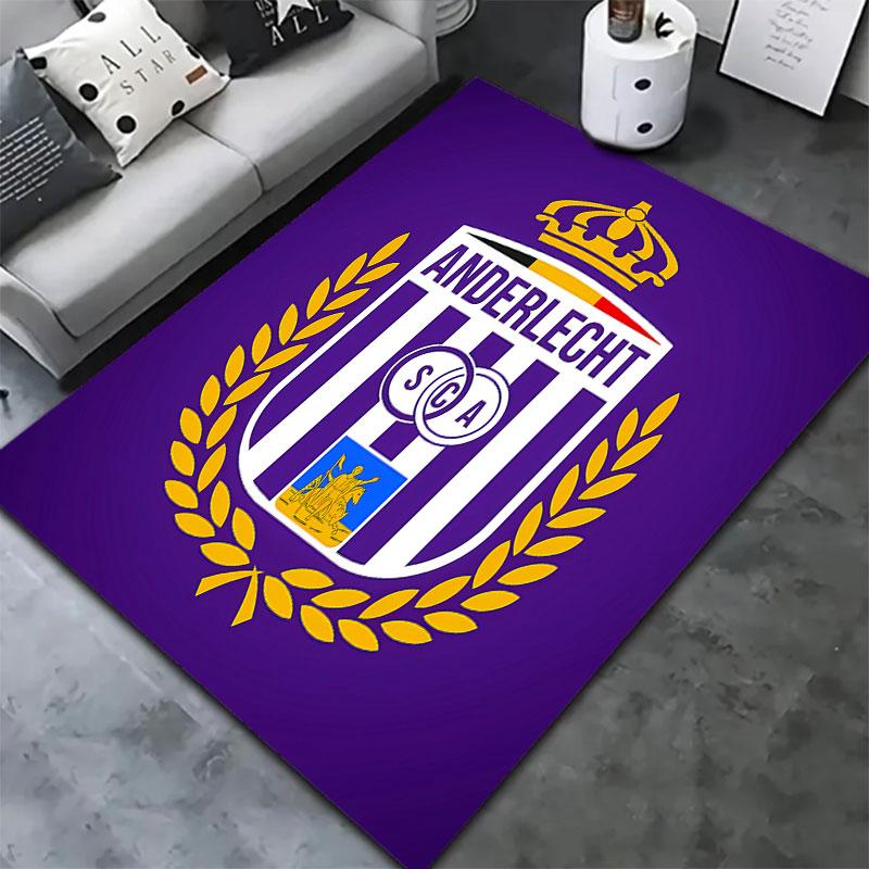 Royal Sporting Club Anderlecht Carpet Rug for Living Room Bedroom Home Sofa Decoration,Kids Play Non-slip Floor Mat