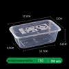 Disposable Transparent Plastic Takeout Containers