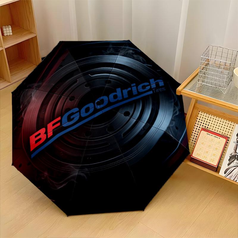 BFGoodrich Print 8?Ribs Automatic Umbrella Wind Resistant Lightweight Folding Umbrella For Outdoor Travel