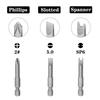 5/7/13Pcs Special Shaped Screwdriver Set 50mm U-shaped Y-Type Triangle Inner Cross Three Points Screwdriver Bit Tool Garden Tool