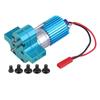 Speed Change Gear Box Metal Gearbox With 370 Brush Motor for WPL 1633 RC Car (Blue)