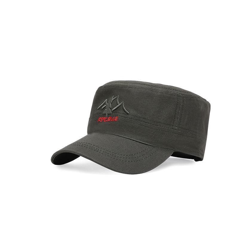 

Camouflage Flat Top Baseball Cap - Versatile Sun Protection Hat for Men & Women Adjustable армія зелений колір
