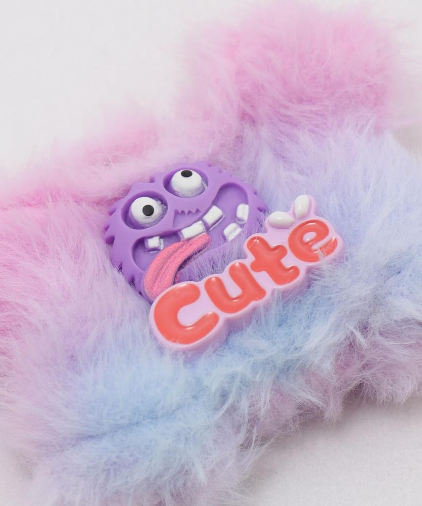 WEGO Colorful Monster Plush Toy Set, 12cm, Cute Plush Clothes, Gift, Present, Women's, Size F, Purple Sonata