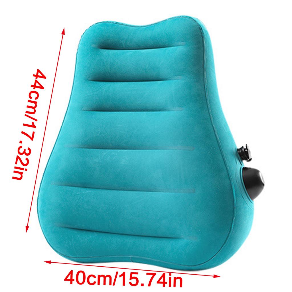 Lightweight Pressurized Air Cushions Inflatable Lumbar Pillow Support Perfect for Frequent Travelers Office Workers