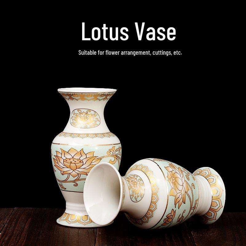 White Marble Buddhist Offering Set: Water Cup, Fruit Plate & Incense Burner.