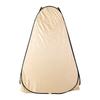 Outdoor Shower Tent Black Coated Water Proof Wind Proof Portable Pop Up Changing Tent with 1 Door 2 Windows for Toilet
