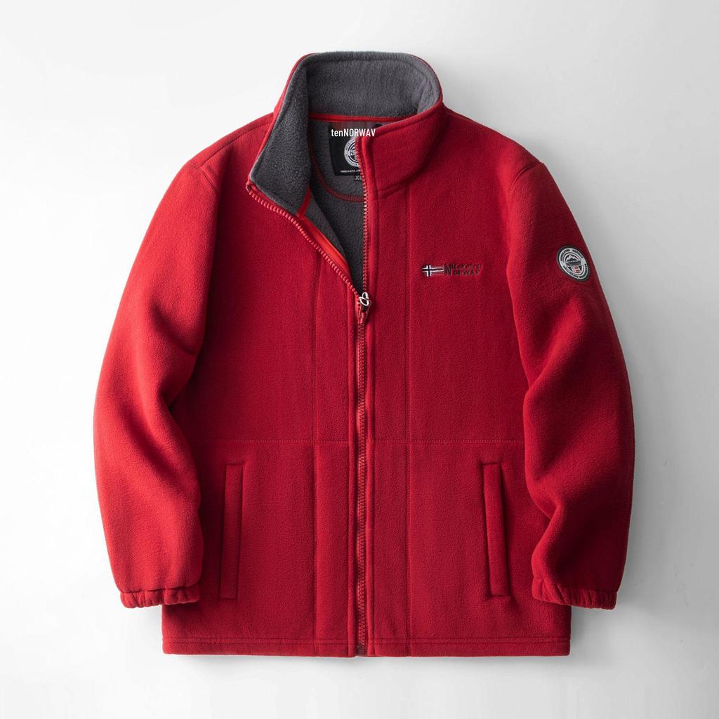 Norwegen Dickes Fleecegefüttertes Warmes Jacke: Doppellagige Baumwolle, Kältebeständig, Stehkragen, Mehrere Taschen, Übergröße.