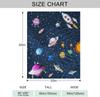 Stylish Space Throw Blanket Lightweight Flannel Throw Classic Space Soft Comfy Plush Blanket For Home Decor Perfect Sofa Office