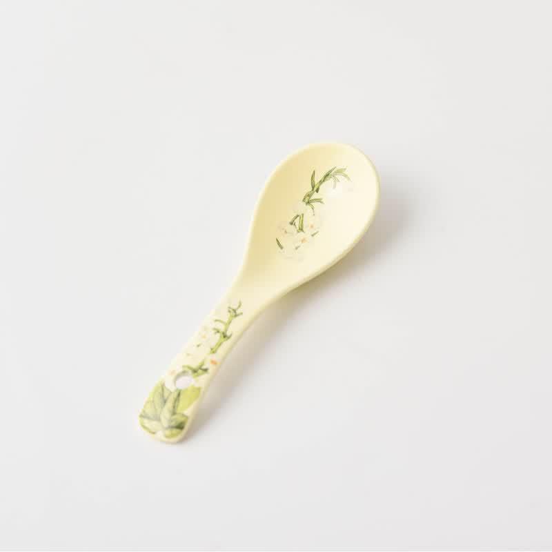 Elegant Lily of the Valley Underglaze Ceramic Tableware