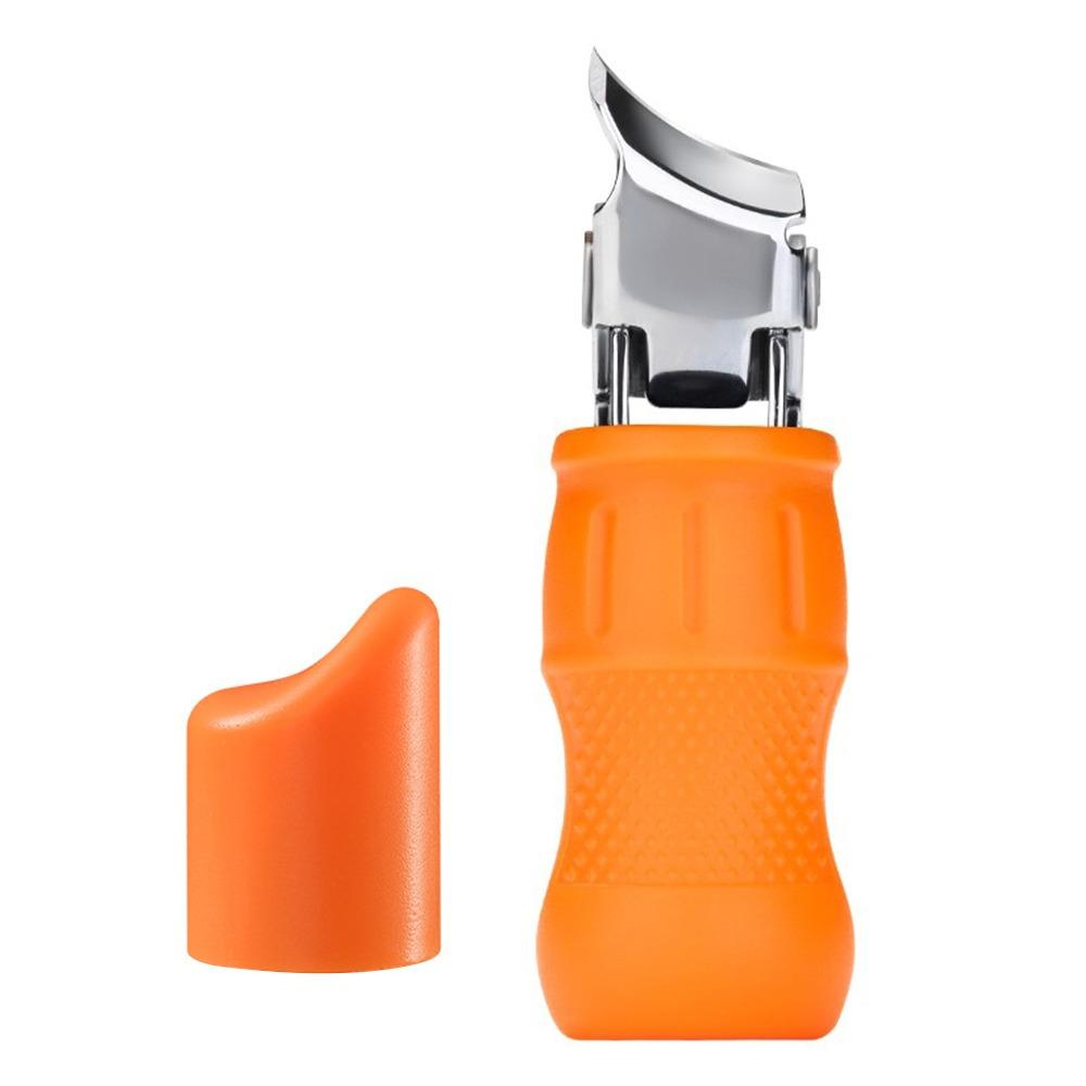 

Брызгозащитные кусачки для ногтей со скошенной кромкой, портативные кусачки для ногтей, бытовые инструменты для маникюра оранжевый