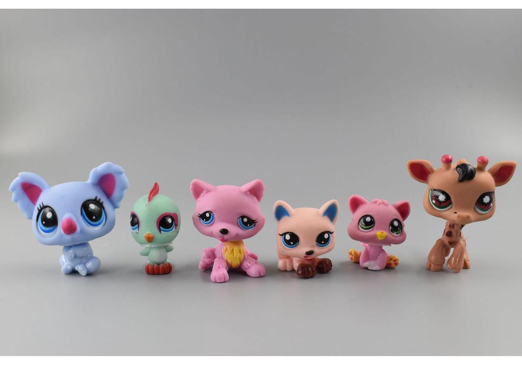 Ensemble de Figurines d'Animaux Miniature Littlest - 24 Ornements d'Animaux de Compagnie