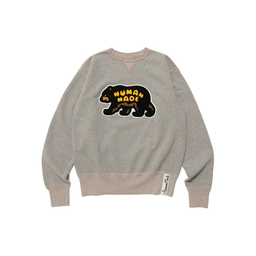 

Толстовка Human Made Tsuuriami #1 Бежевая уличная одежда унисекс HM25CS010
